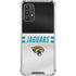 NFL Jacksonville Jaguars White Striped Galaxy A32 5G Clear Case