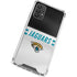 NFL Jacksonville Jaguars White Striped Galaxy A32 5G Clear Case
