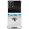 NFL Jacksonville Jaguars White Striped Galaxy A52 5G Clear Case