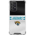 NFL Jacksonville Jaguars White Striped Galaxy A52 5G Clear Case