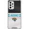 NFL Jacksonville Jaguars White Striped Galaxy A53 5G Clear Case