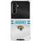 NFL Jacksonville Jaguars White Striped Galaxy A54 5G Clear Case
