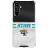 NFL Jacksonville Jaguars White Striped Galaxy A54 5G Clear Case