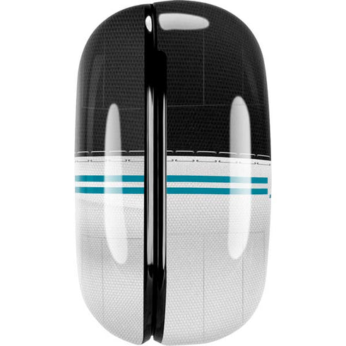NFL Jacksonville Jaguars White Striped Galaxy Buds Pro Skin