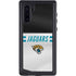 NFL Jacksonville Jaguars White Striped Galaxy Note 10 Waterproof Case