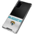 NFL Jacksonville Jaguars White Striped Galaxy Note20 5G Clear Case