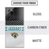 NFL Jacksonville Jaguars White Striped Galaxy Note20 Ultra 5G Skin