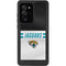 NFL Jacksonville Jaguars White Striped Galaxy Note20 Ultra 5G Waterproof Case
