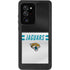 NFL Jacksonville Jaguars White Striped Galaxy Note20 Ultra 5G Waterproof Case