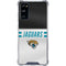 NFL Jacksonville Jaguars White Striped Galaxy S20 FE Clear Case