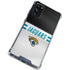 NFL Jacksonville Jaguars White Striped Galaxy S20 FE Clear Case