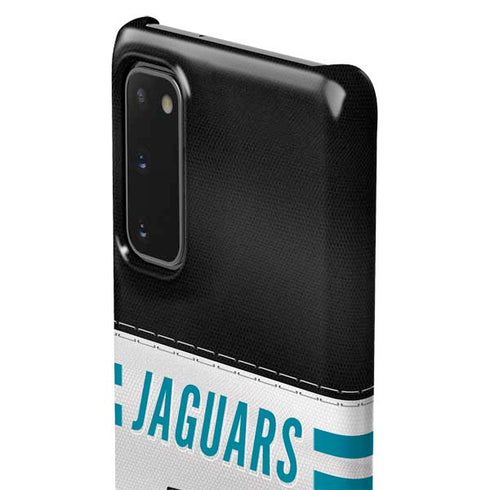 NFL Jacksonville Jaguars White Striped Galaxy S20 Lite Case
