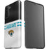 NFL Jacksonville Jaguars White Striped Galaxy S21 FE Pro Case