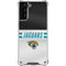 NFL Jacksonville Jaguars White Striped Galaxy S21 Plus 5G Clear Case