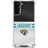 NFL Jacksonville Jaguars White Striped Galaxy S21 Plus 5G Clear Case