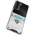 NFL Jacksonville Jaguars White Striped Galaxy S21 Plus 5G Clear Case