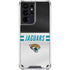 NFL Jacksonville Jaguars White Striped Galaxy S21 Ultra 5G Clear Case
