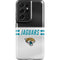 NFL Jacksonville Jaguars White Striped Galaxy S21 Ultra 5G Pro Case
