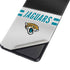NFL Jacksonville Jaguars White Striped Galaxy S21 Ultra 5G Skin