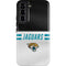 NFL Jacksonville Jaguars White Striped Galaxy S22 Pro Case