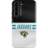 NFL Jacksonville Jaguars White Striped Galaxy S22 Pro Case