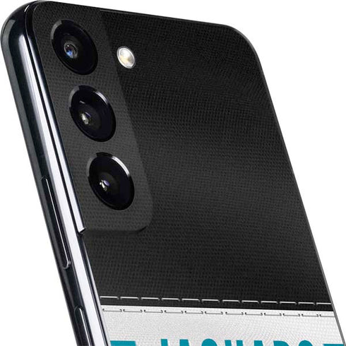 NFL Jacksonville Jaguars White Striped Galaxy S22 Skin