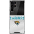 NFL Jacksonville Jaguars White Striped Galaxy S22 Ultra Clear Case