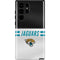NFL Jacksonville Jaguars White Striped Galaxy S22 Ultra Pro Case