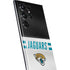 NFL Jacksonville Jaguars White Striped Galaxy S22 Ultra Skin