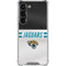NFL Jacksonville Jaguars White Striped Galaxy S23 Clear Case