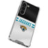 NFL Jacksonville Jaguars White Striped Galaxy S23 Clear Case