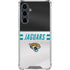 NFL Jacksonville Jaguars White Striped Galaxy S23 FE Clear Case