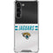 NFL Jacksonville Jaguars White Striped Galaxy S23 Plus Clear Case