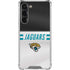 NFL Jacksonville Jaguars White Striped Galaxy S23 Plus Clear Case