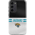 NFL Jacksonville Jaguars White Striped Galaxy S23 Plus Pro Case