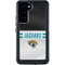 NFL Jacksonville Jaguars White Striped Galaxy S23 Plus Waterproof Case