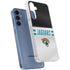 NFL Jacksonville Jaguars White Striped Galaxy S24 Clear Case