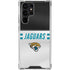 NFL Jacksonville Jaguars White Striped Galaxy S24 Ultra Clear Case