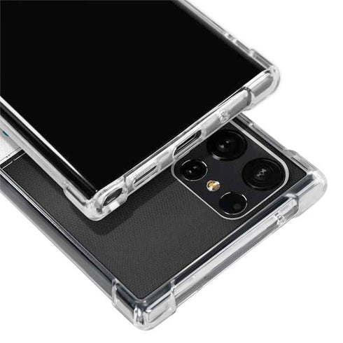 NFL Jacksonville Jaguars White Striped Galaxy S24 Ultra Clear Case