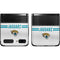 NFL Jacksonville Jaguars White Striped Galaxy Z Flip Skin