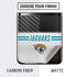 NFL Jacksonville Jaguars White Striped Galaxy Z Flip Skin