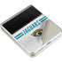 NFL Jacksonville Jaguars White Striped Galaxy Z Flip3 5G Skin