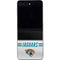 NFL Jacksonville Jaguars White Striped Galaxy Z Flip5 5G Skin