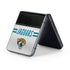 NFL Jacksonville Jaguars White Striped Galaxy Z Flip5 5G Skin