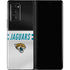 NFL Jacksonville Jaguars White Striped Galaxy Z Fold2 5G Skin