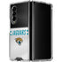NFL Jacksonville Jaguars White Striped Galaxy Z Fold4 5G Clear Case