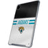 NFL Jacksonville Jaguars White Striped iPad Pro 12.9in (2020) Clear Case
