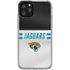 NFL Jacksonville Jaguars White Striped iPhone 11 Pro Clear Case
