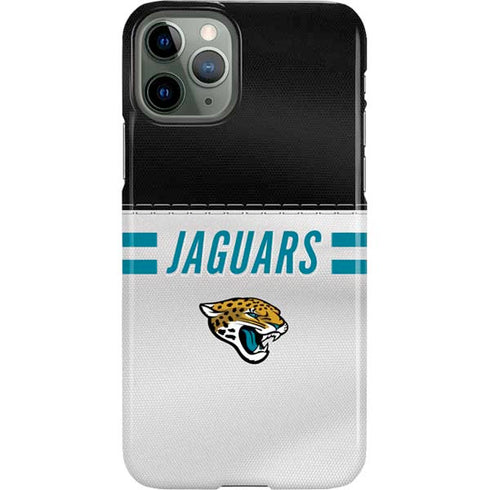 NFL Jacksonville Jaguars White Striped iPhone 11 Pro Lite Case