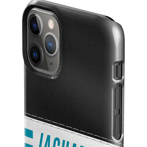 NFL Jacksonville Jaguars White Striped iPhone 11 Pro Lite Case